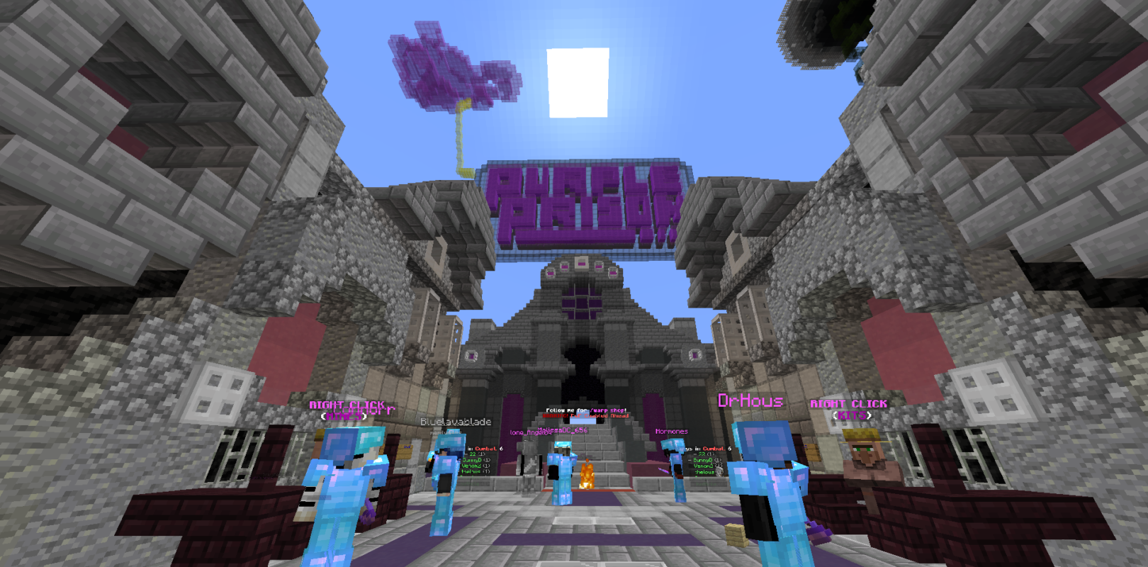 Purple Prison Minecraft Server Review Air Entertainment